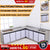 Stainless steel cabinet thickened kitchen stove sink cabinet