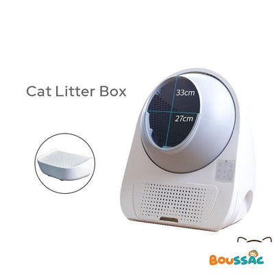 BOUSSAC Ai Smart Cat Litter Box/basin Special Falling Sand Pad Cat Pedal Electric Poop Shoveling