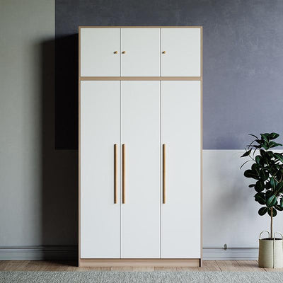 Arper Nordic Wardrobe Home Solid Wood Open Wardrobe Bedroom Large-capacity Locker Children's