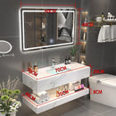 Zcm Modern Simple Bathroom Cabinet Combination Bathroom Set Bathroom Marble Wash Stand Wash Basin