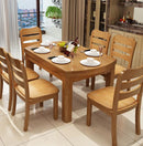 Solid Wooden Dining Chair Family Hotel Restaurant Chair Log Chair