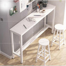 (Custom Size) Bar Table And Chair Set Against The Wall High Table Household Simple Small Bar