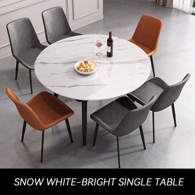 Retractable Slate Dining Table Round/Square Table Meeting Table Household Scratch And High