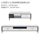 Marble Coffee Table Tv Cabinet Combination Small Family Coffee Table with Lock