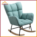 SEVEN Nordic Rocking Chair Household Lazy Sofa Small Family Adult Nap Chair