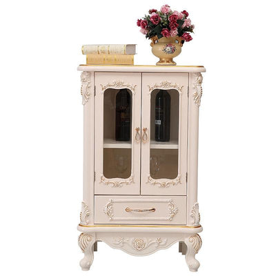 European Small Wine Cabinet White Dining Cabinets Locker Kitchen Display Cabinets Tea Cabinets