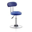 Leather Bar Stool Swivel Chair High Back Lifting Bar Chair Beauty Barber Shop Chair Round Stool With