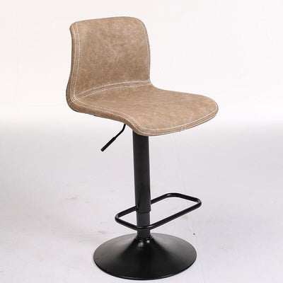 Bar Stool Modern Simple Backrest Lifting Rotary Bar Chair Adjustable Bench PUB / CAFE Metal Base