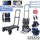 Household Foldable Trolley Big Capacity Multifunction Cart Loading 150kg Platform Trolley Can Adjust