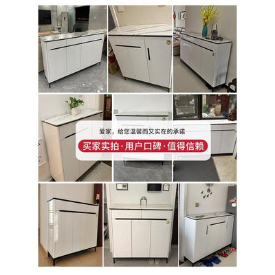 Shoe Cabinet Light Luxury Shoe Cabinet Household Door Large Capacity Paint Baking Cabinet Entrance