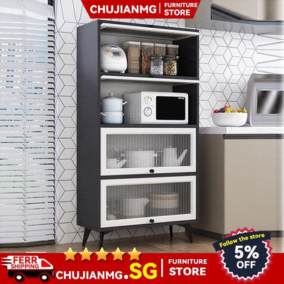 Kitchen Cabinet Multi-layer Kitchen Storage Rack Kitchen Shelf