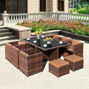 GC Outdoor Table And Chair Rattan Chair Combination Courtyard Leisure Balcony Terrace Garden Rattan