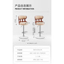 Backrest Lifting Modern High Simple Rotating Foot Bar Stool Cashier Front Desk Chair