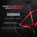 SAVA Carbon Fiber Mountain Men S And Women 27-speed Shimano Shift Brake Road Bike