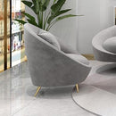 Koala Curved Fabric Sofa Clothing Store Beauty Salon Small Sofa Small Apartment Sofa