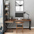 Solid Wood Corner Table Bookshelf Combination L-shaped Desk Home Corner Computer Desk