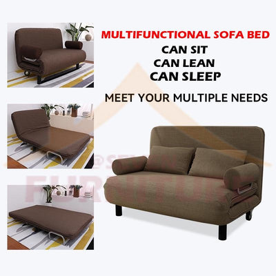 Foldable Sofa Bed Living Room Multifunctional Sofa Bed Modern Creative Three-seat Sofa