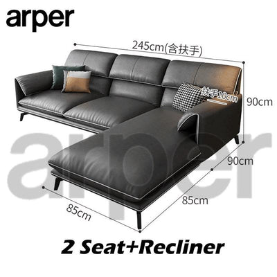 Arper Italian Sofa Living Room Waterproof 2 Seater Sofa Light Luxury 3 Seater Sofa Simple Sofa Bed