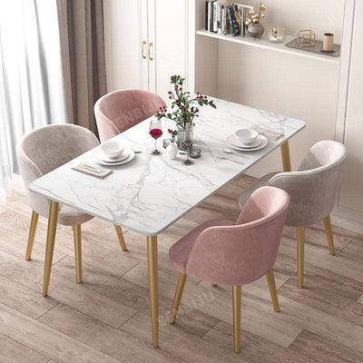 SENBIJU Marble Dining Table Modern Minimalist Household Small Apartment Scratch And High