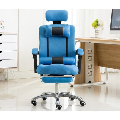 Ergonomic Computer Chair Home Office Chair Reclining Lift Staff Back Swivel Chairs