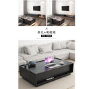 Simple Coffee Table Black Oak Grain Can Lift Coffee Table Large And Small Living Room Storage Can Be