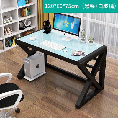 🎉Ready Stock🎉 Simple Modern Desk Writing And Chair Set Integrated Internet Cafes Game Table