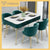 【YUEHUA】Dining table long table with drawers modern luxury table marble table flannel table chair