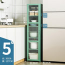 Kitchen Cabinet Multi-layer Kitchen Rack Bedroom Bookshelf Cabinet Home Sideboard Cabinet