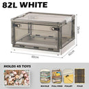 Koala 100L Transparent Foldable Storage Box with Wheels Made by Premium Quality Material