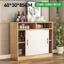 Zcm 【In Stock】Kitchen Cabinet Sideboard Sliding Door Balcony Kitchen Storage Bay Window Storage