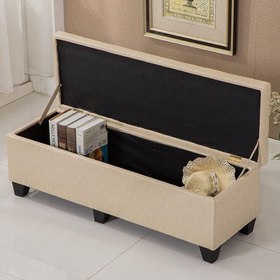 BEIMU European-style Modern Minimalist Change Shoe Bench Sofa Stool Solid Wood Bench Storage Cabinet