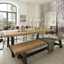 Solid Wood DiningTable Combination Table Coffee Table Iron Desk Long Bar Table Dining Table