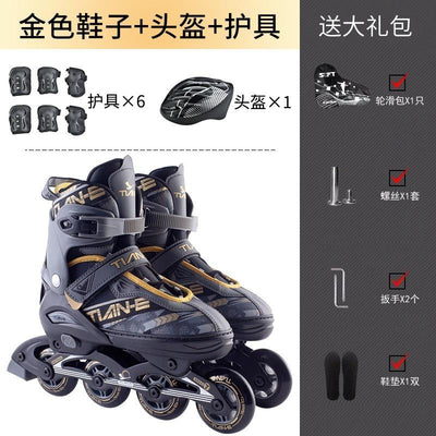 Zero Roller Skates Adult Adjustable Roller Skates Professional Inline Skating