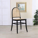 Rattan Chair White Dining Chair Solid Wood Study Chairs Dining Chair