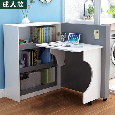 SENBIJU Creative Children's Desk Rotating Folding Table Bookcase Combination One Writing Simple