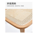 Desiny Solid Wood Dining Chair Household Rattan Woven Medieval Chair Rattan Chair