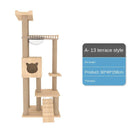 Large Solid Wood Cute Climbing Tower Rack Tree House Integrated Villa Cat Platform Toy