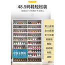 Shoe Rack Home Entrance Simple Modern High Vertical Sliding Door Shoe Rack Balcony Storage Solid