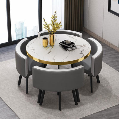 Dining Table Dining Table Set Light Luxury Table and Chair Combination Dining Table and Chair Small