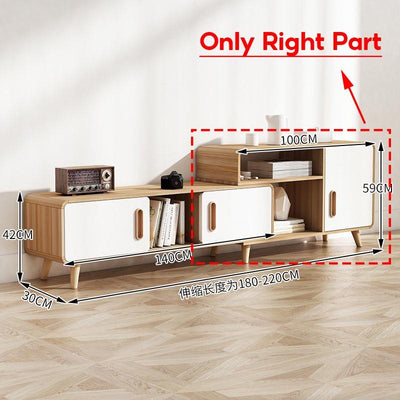 WOODYES TV Cabinet Tv Console Telescopic TV Combination Coffee Table Modern Simple Living Room