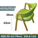 Nordic Backrest Dining Chair Leisure Iron Home Computer Chair Simple Modern Lazy Student Makeup