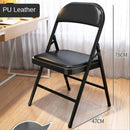 Desiny Frame Foldable Chair Folding Steel Portable Cushion Home Office Simple Outdoor Waterproof