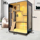 Super Large Cat Villa Cage Luxury Cat House With 3C Glass Door