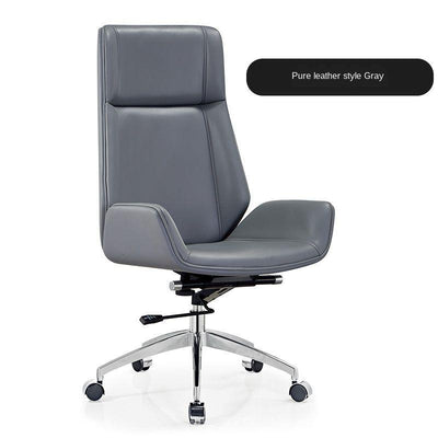 Reclining Computer Chair Office Chair With Emulsion Seat Backrest Ergonomic Massage Chair Home