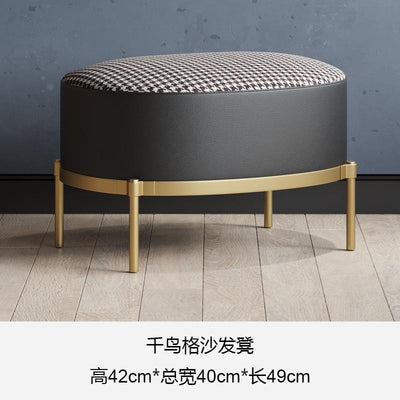 JUZHUXUAN Craftsmanship, light luxury, thousand bird lattice fabric sofa, hotel living room,