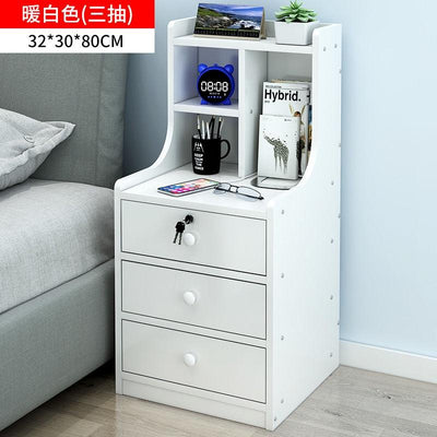 Bedside Cabinets with Drawers Furniture Wood Bedside Table Multiple Styles Bedside Table