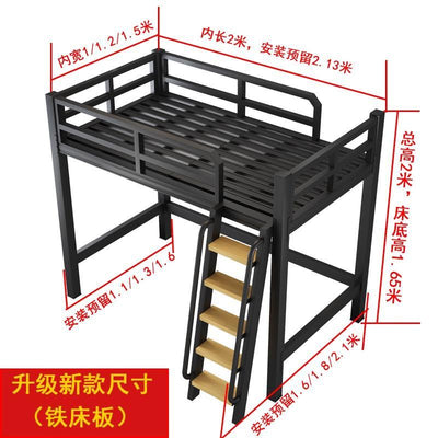 Loft Bed Iron Bed Apartment Combination Bed Frame