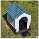 Outdoor Dog House Solid Wood Rain Proof Sunscreen Anticorrosive Dog House Dog Cage Large And