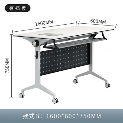 Folding Conference Tables And Chairs Combination Movable Desk