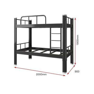 LAL Bed farme High Quality Heavy Duty Extra Thick Steel Bunk Bed Frame/Apartment Bed/Single Bunk Bed